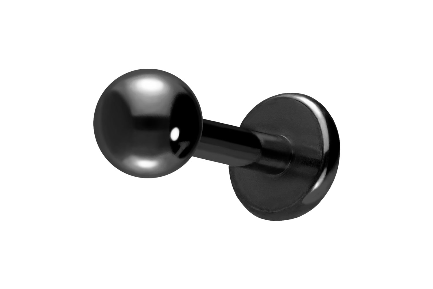 Titan Labret Piercing mit Push Fit